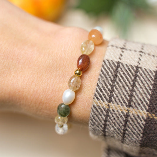 Perlenarmband Luana Oval