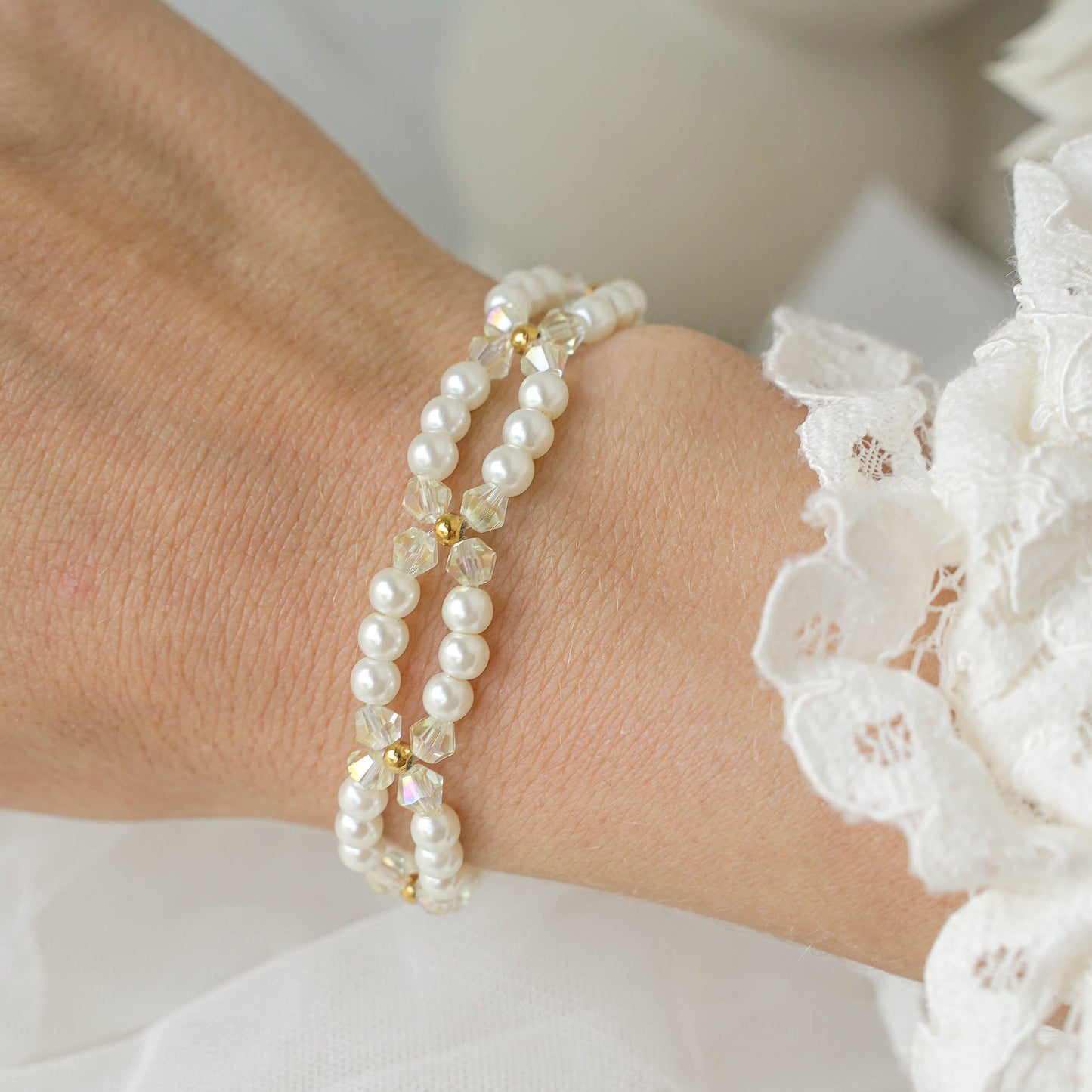 Perlenarmband Leni