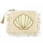 Etui Muschel Beige-gold-off white
