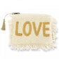 Etui "Love" Beige-gold