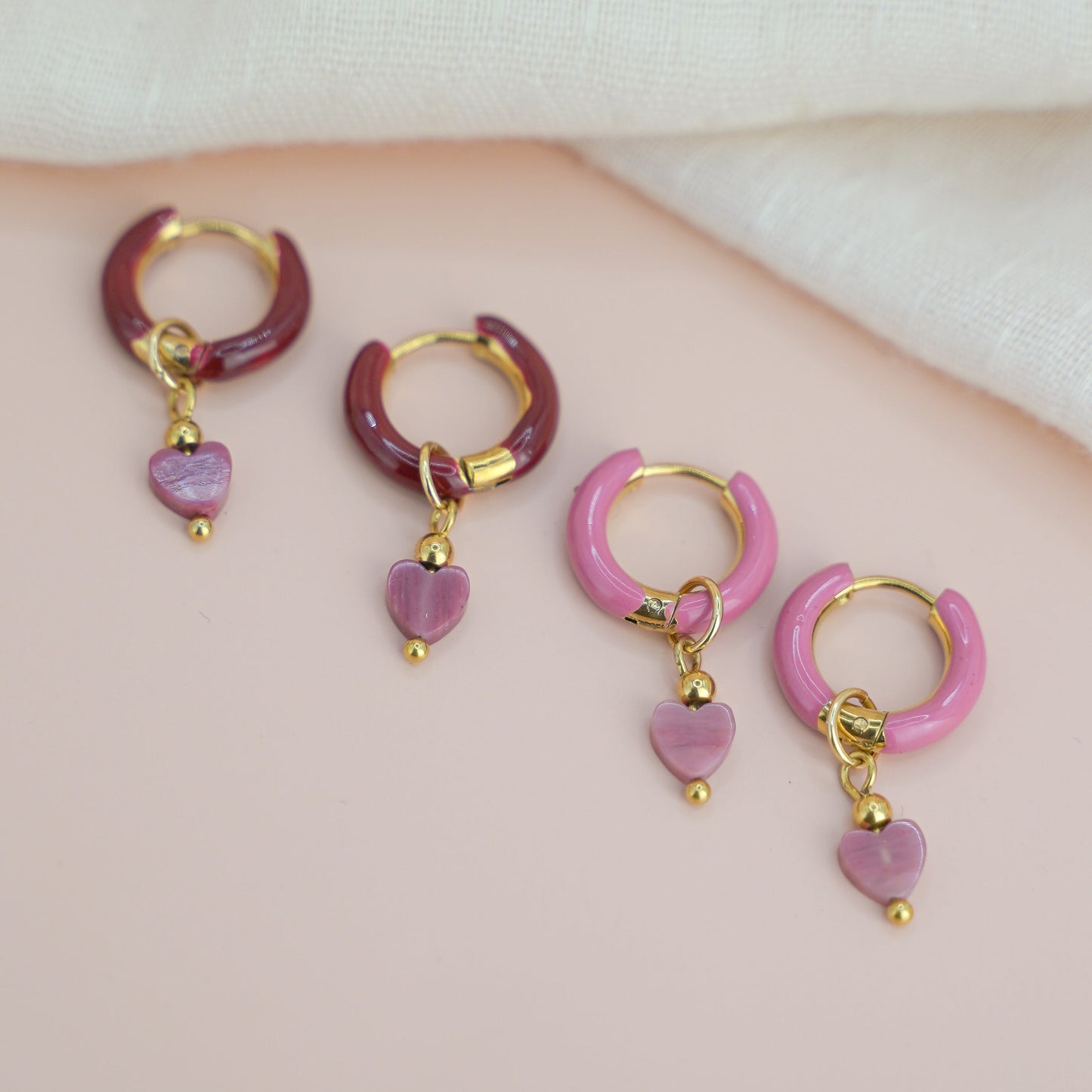 Ohrringe Vintage Rose