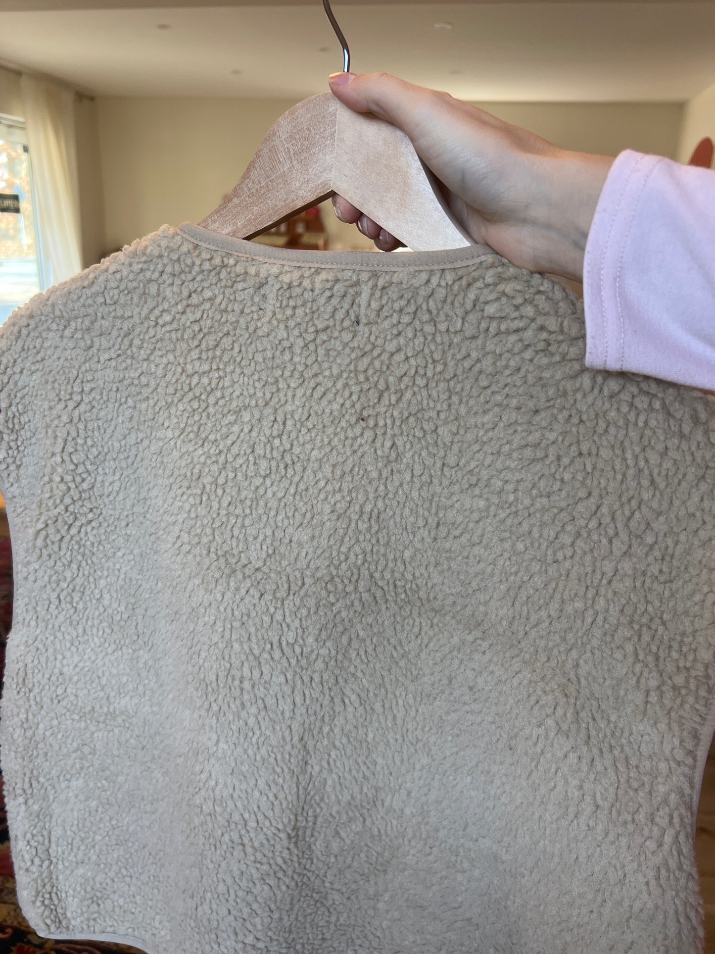 Flauschige Teddyweste