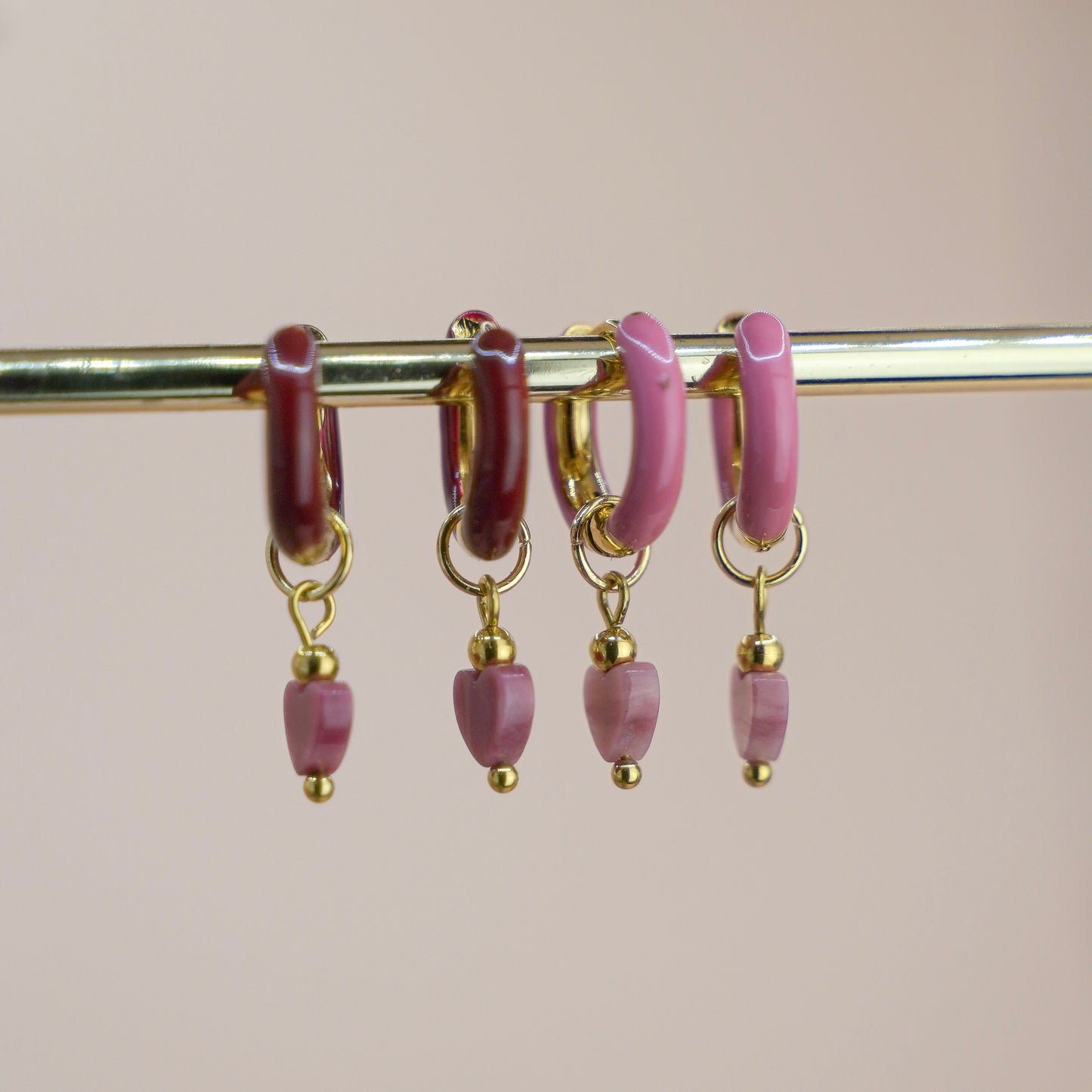 Ohrringe Vintage Rose