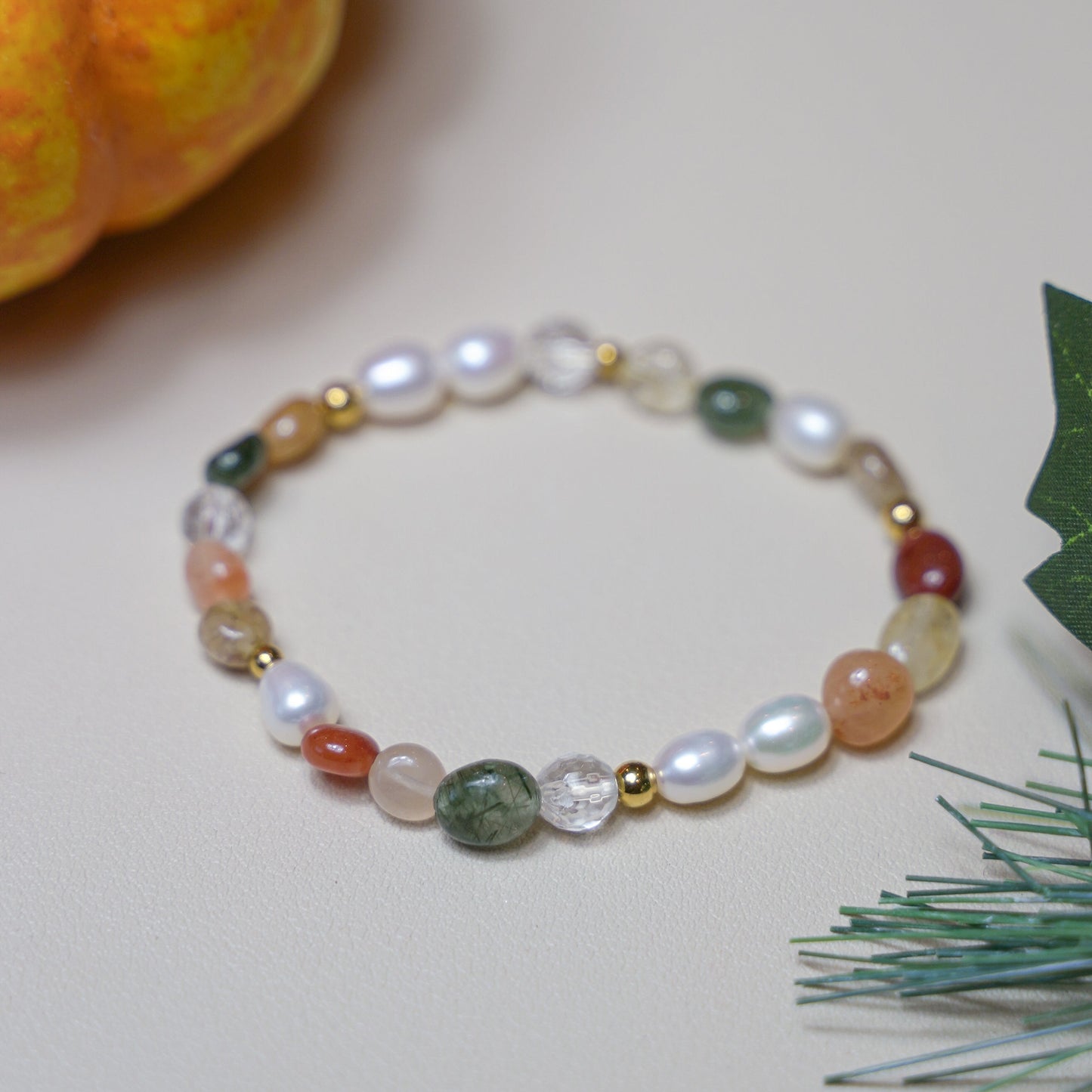 Perlenarmband Luana Oval