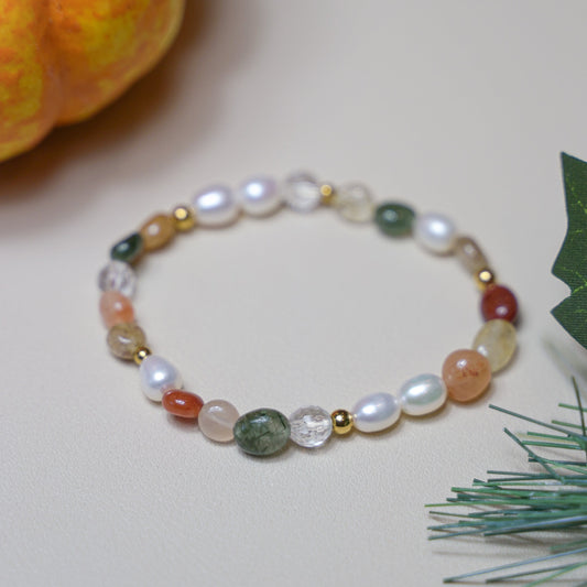 Perlenarmband Luana Oval
