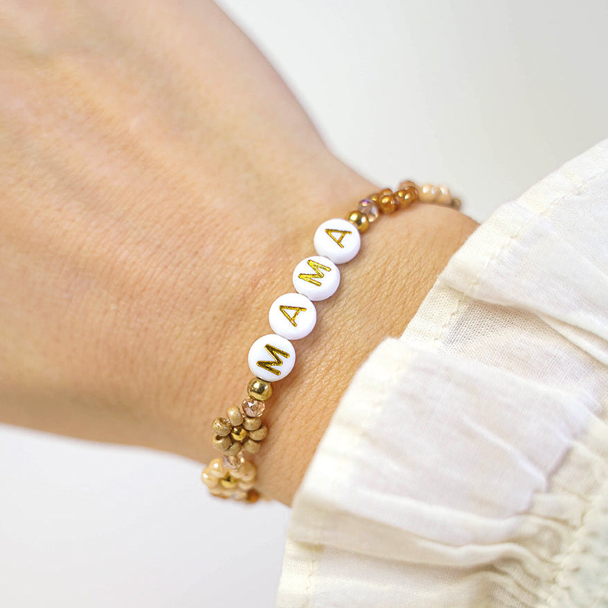 Perlenarmband Mama