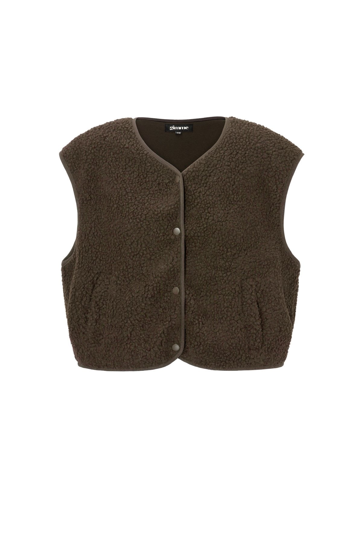 Flauschige Teddyweste